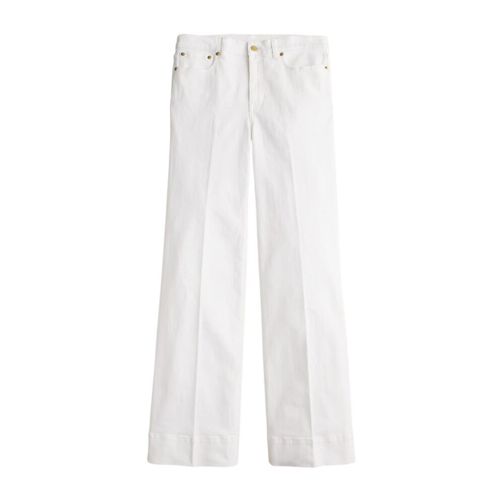 J.Crew Petite High Rise White 1996 Denim Jeans Size P 25 - Picture 1 of 4